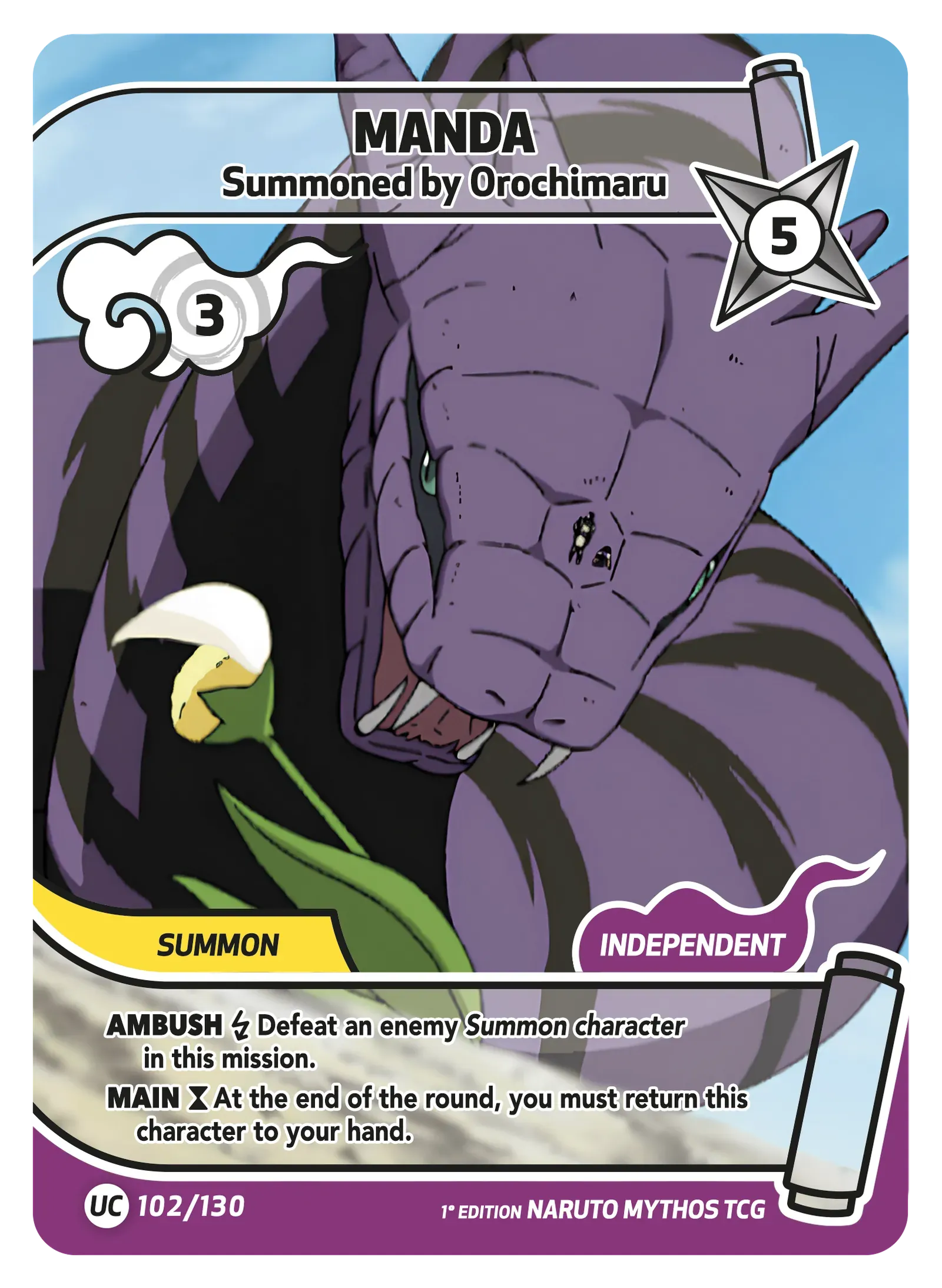 Manda — Summoned by Orochimaru