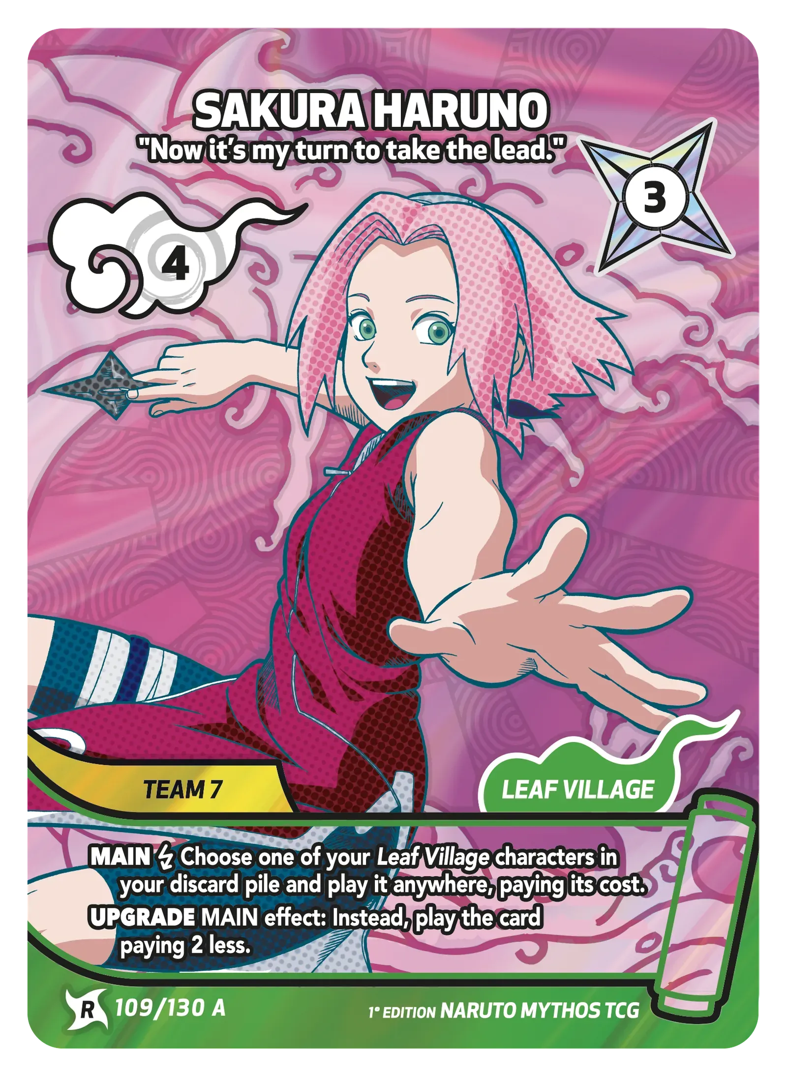 Sakura Haruno — Now it's my turn to take the lead.