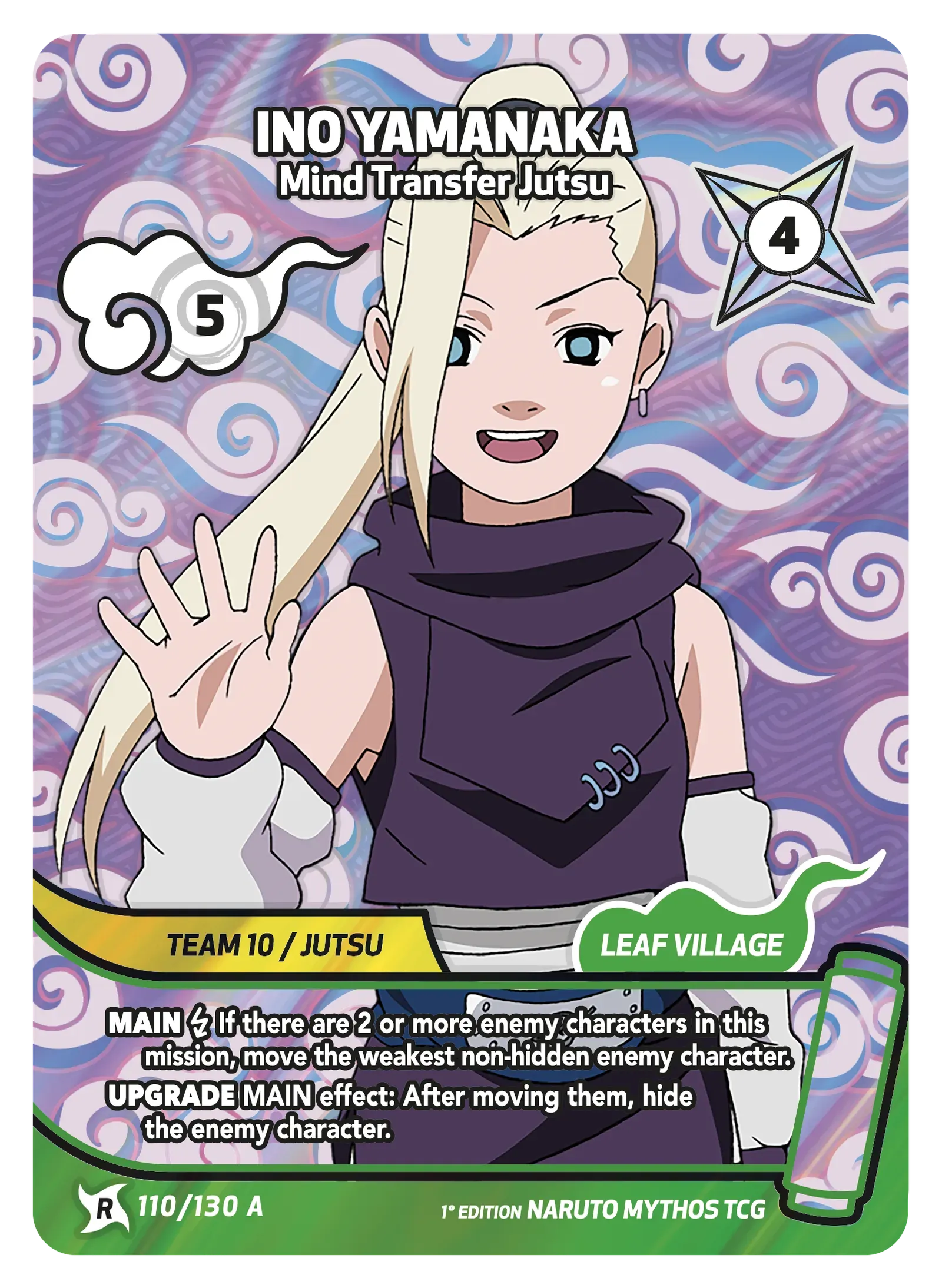 Ino Yamanaka — Mind Destruction Jutsu