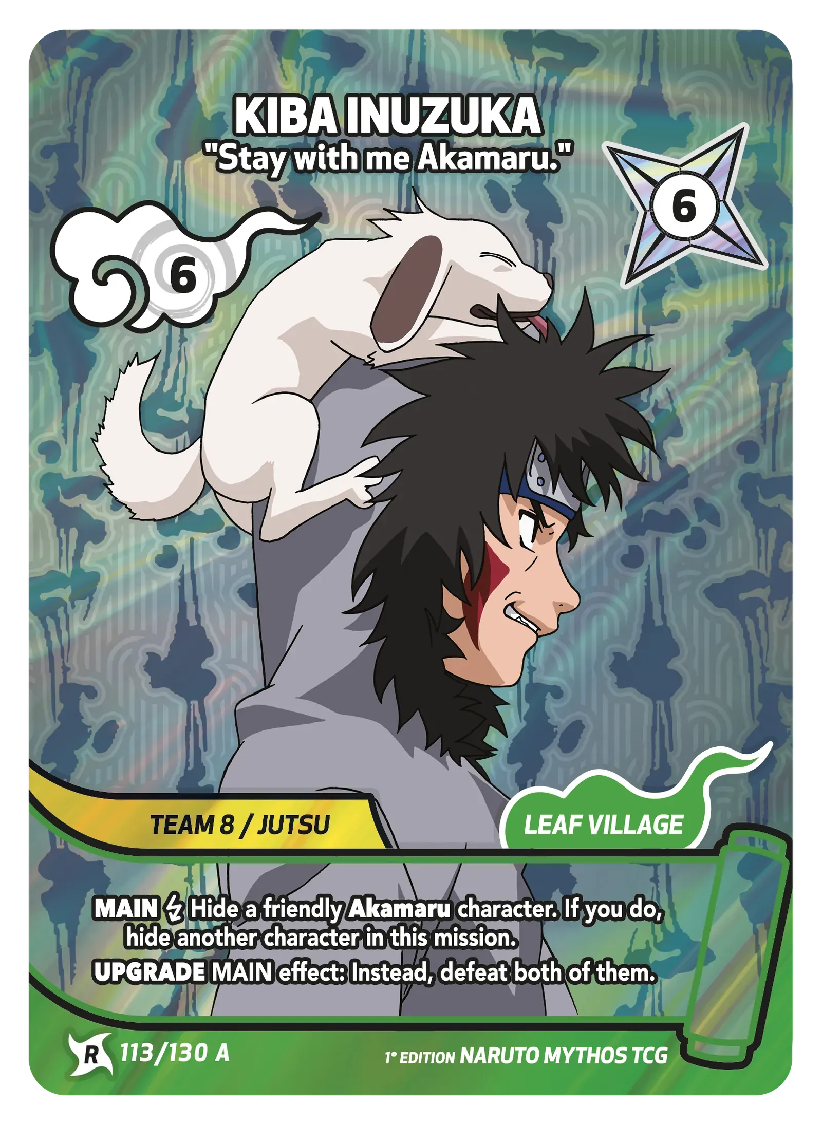 Kiba Inuzuka — Fang Over Fang