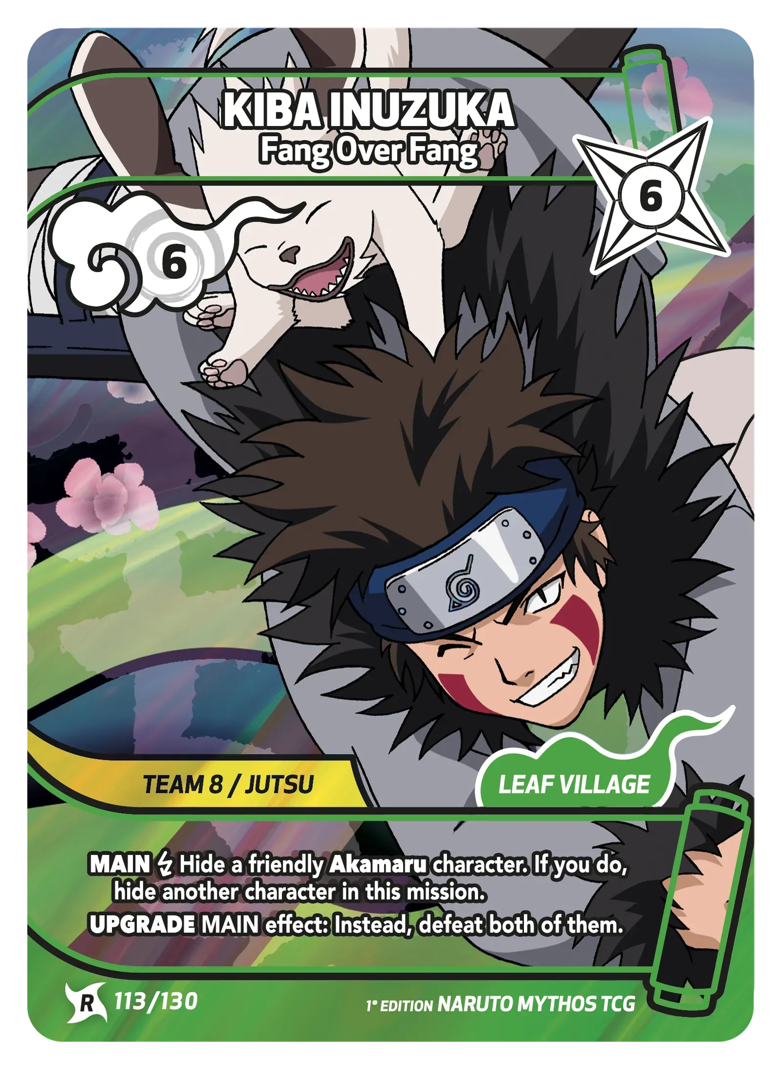 Kiba Inuzuka — Fang Over Fang
