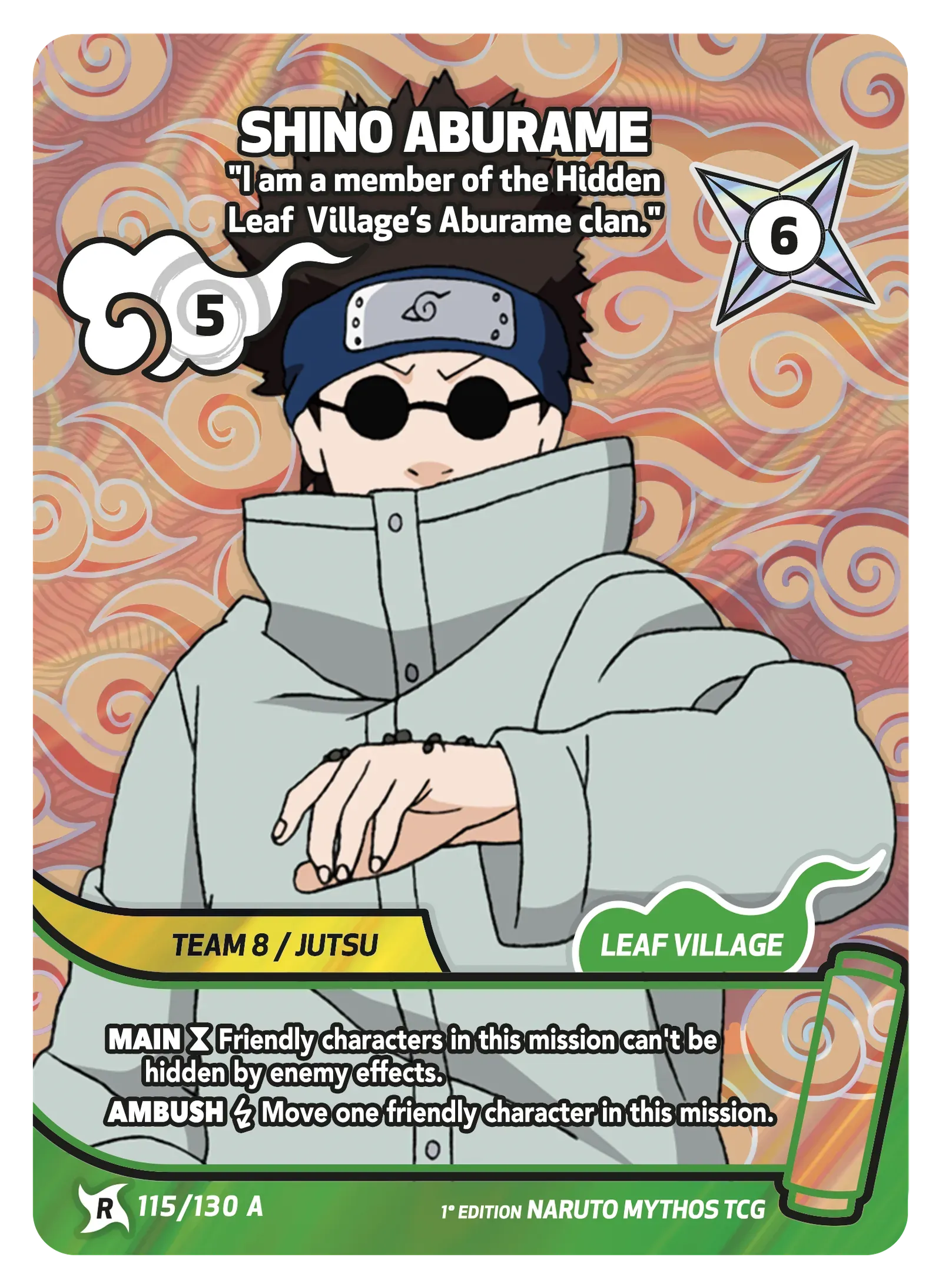 Shino Aburame — Wall of Insects Jutsu