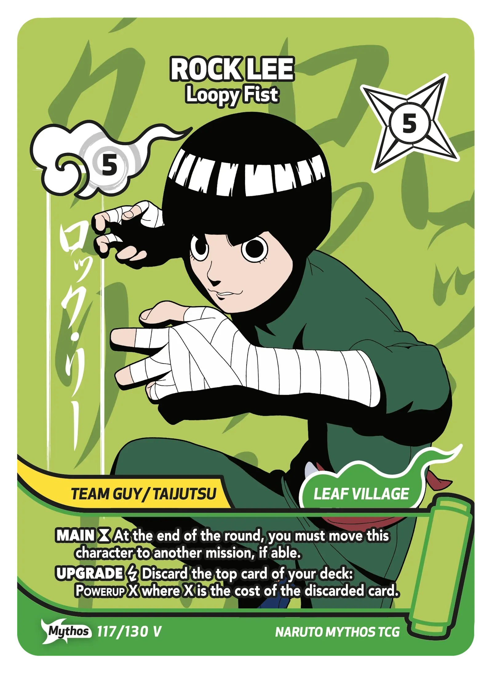 Rock Lee — I will make you proud, Sensei.