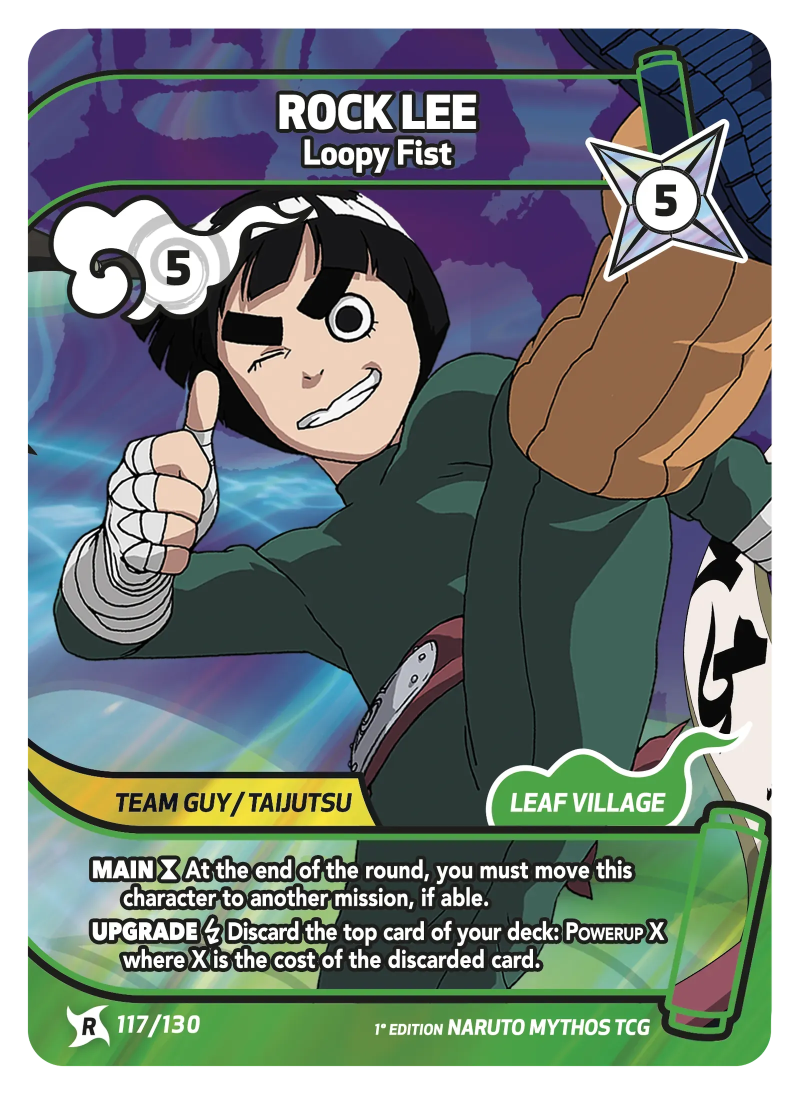 Rock Lee — I will make you proud, Sensei.