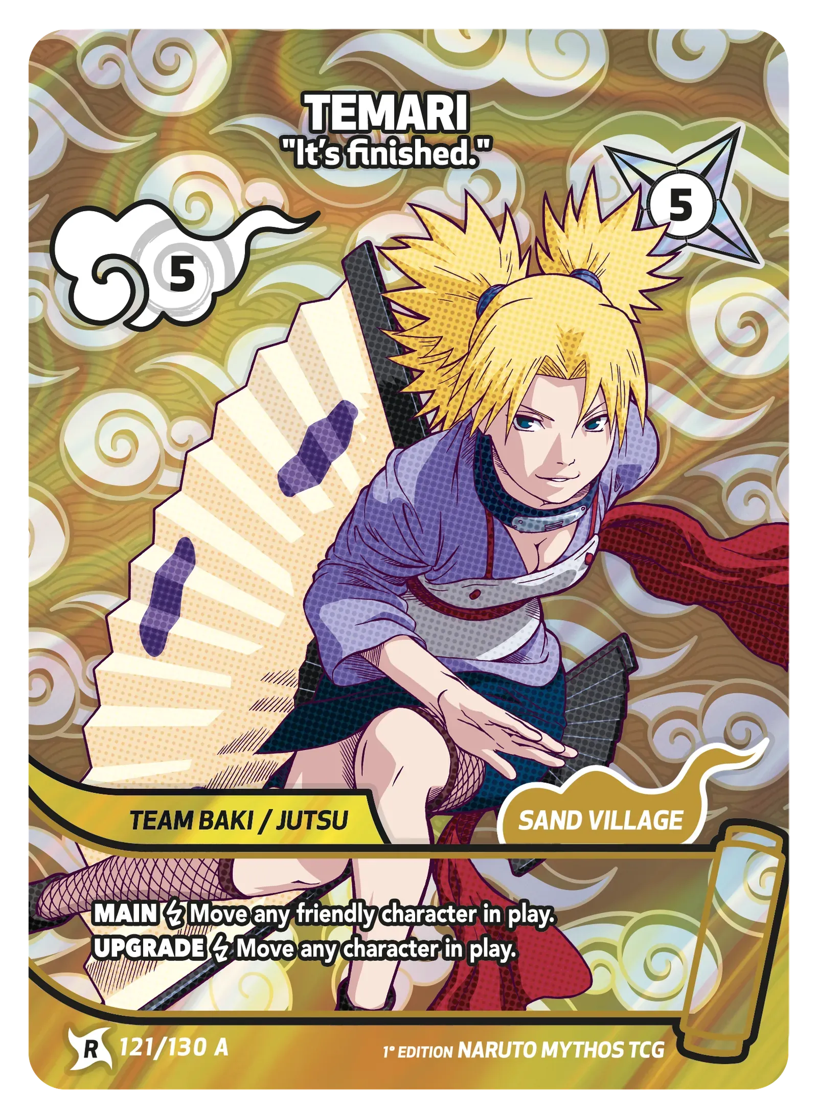 Temari — Wind Scythe Jutsu