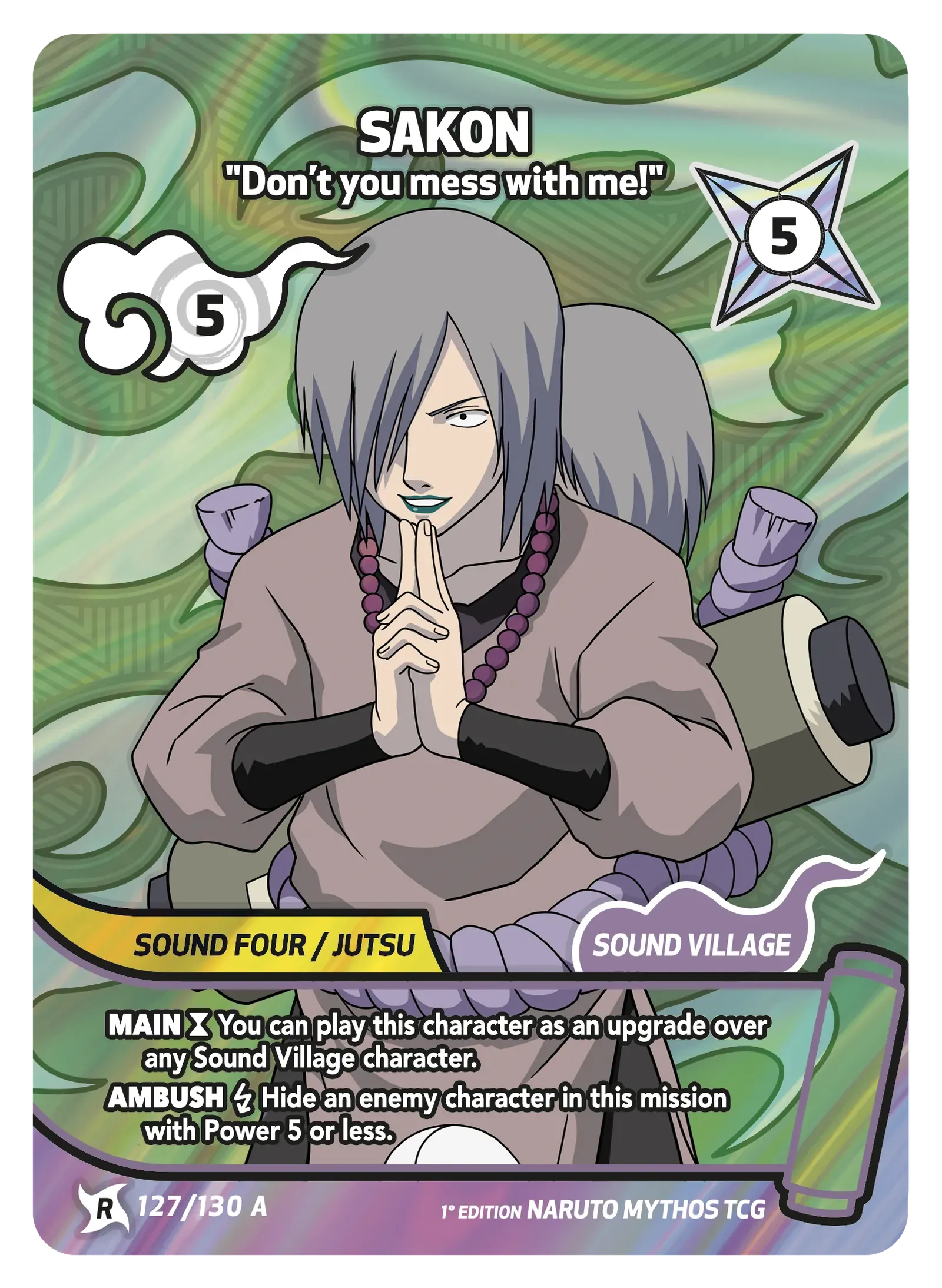 Sakon — Don't you mess with me!