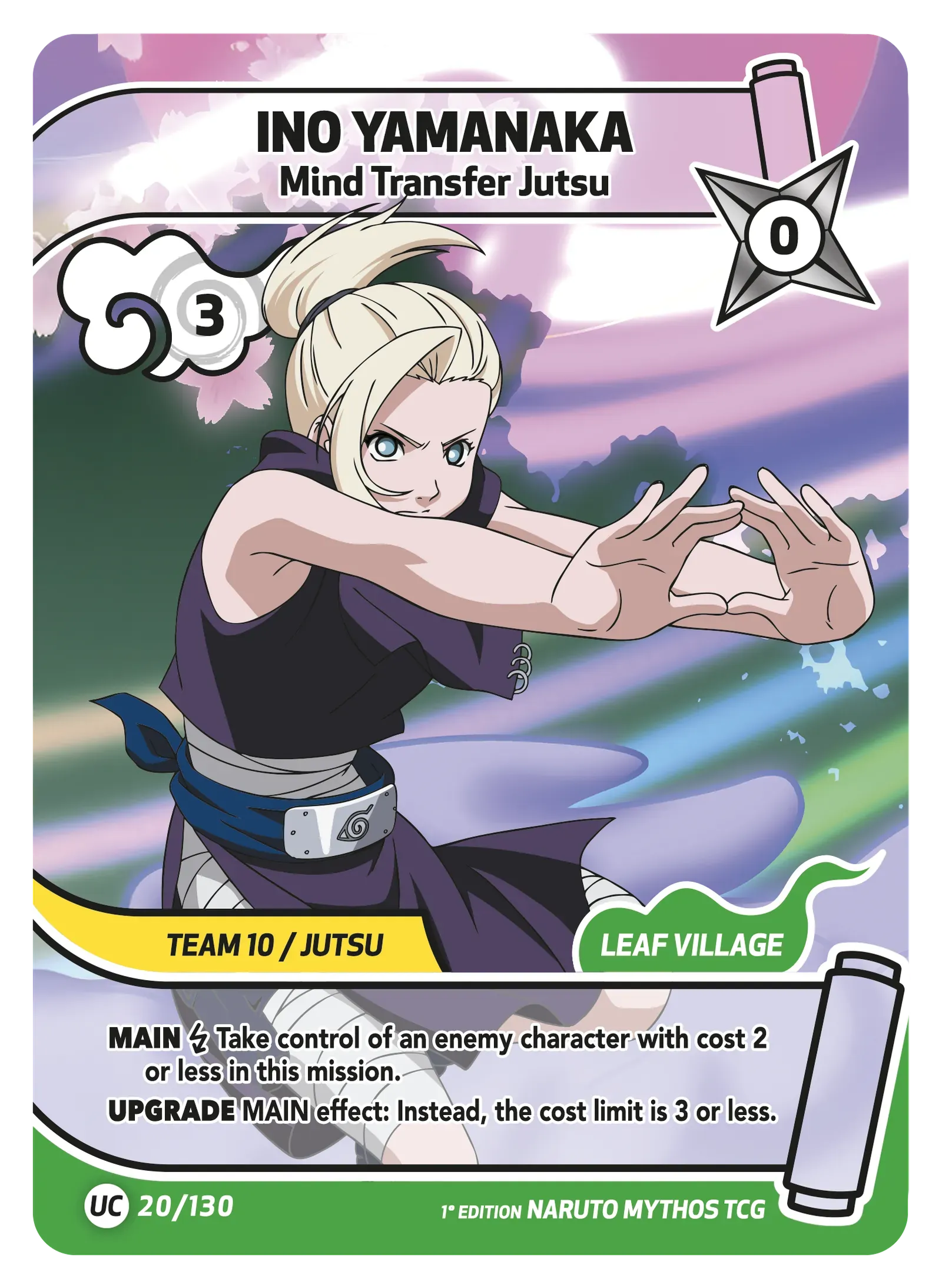 Ino Yamanaka — Mind Transfer Jutsu