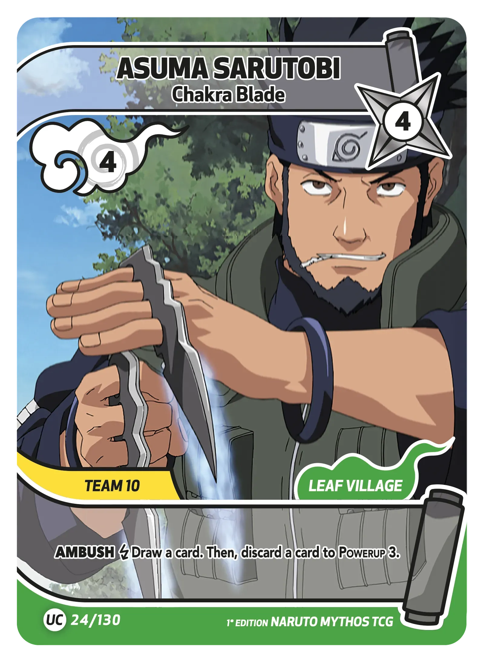 Asuma Sarutobi — Chakra Blade