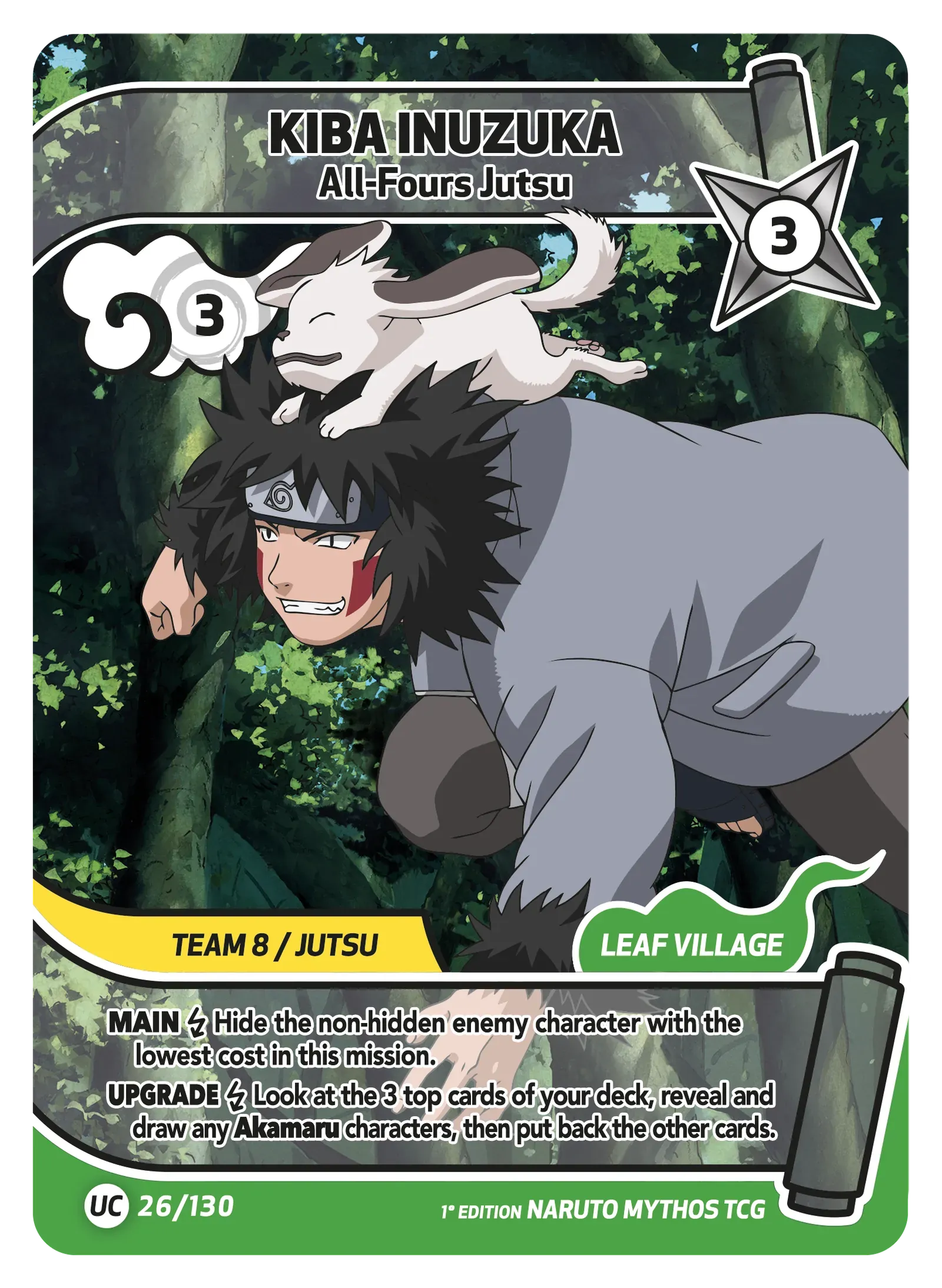 Kiba Inuzuka — All-Fours Jutsu
