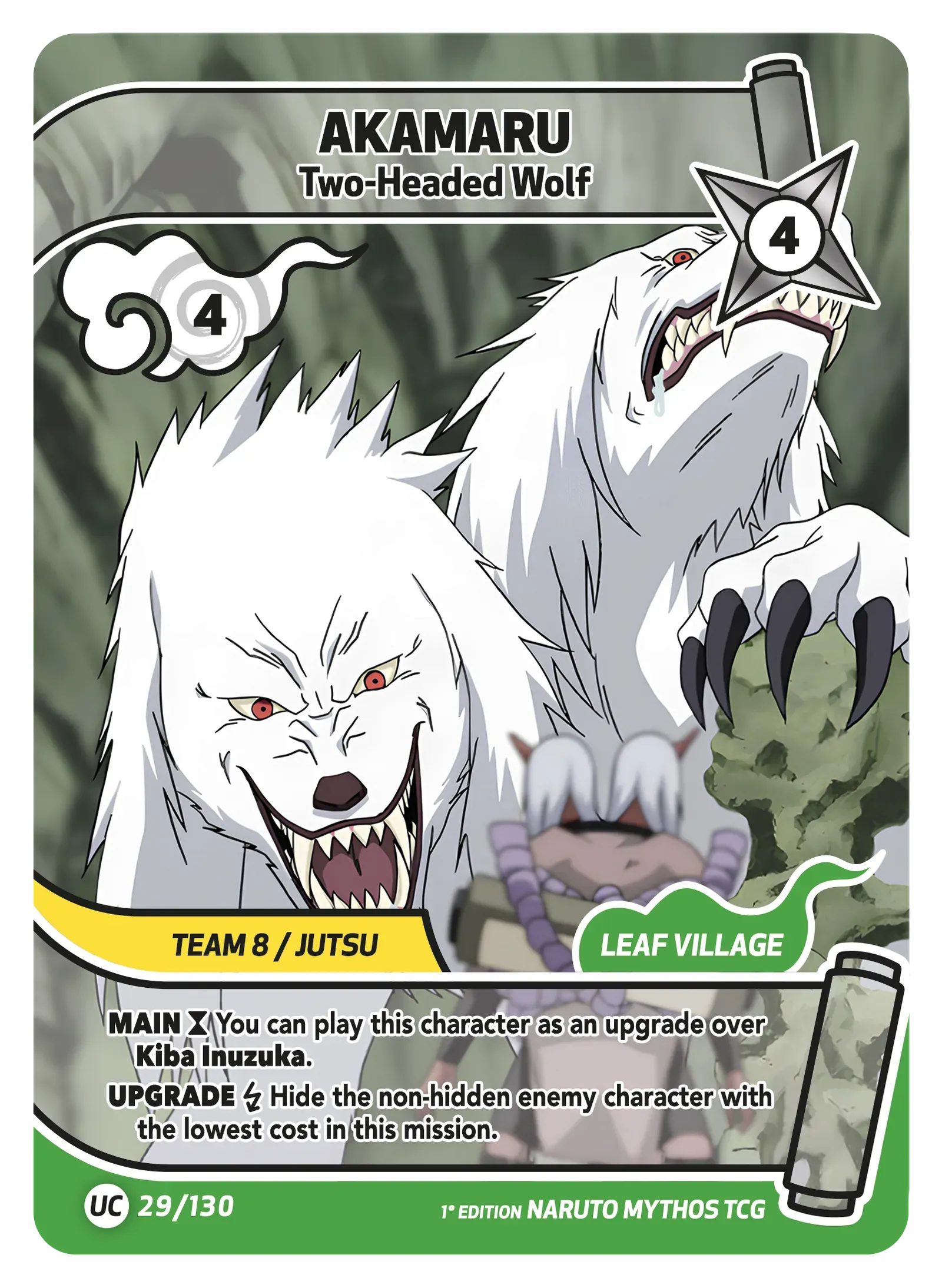Akamaru — Two-Headed Wolf