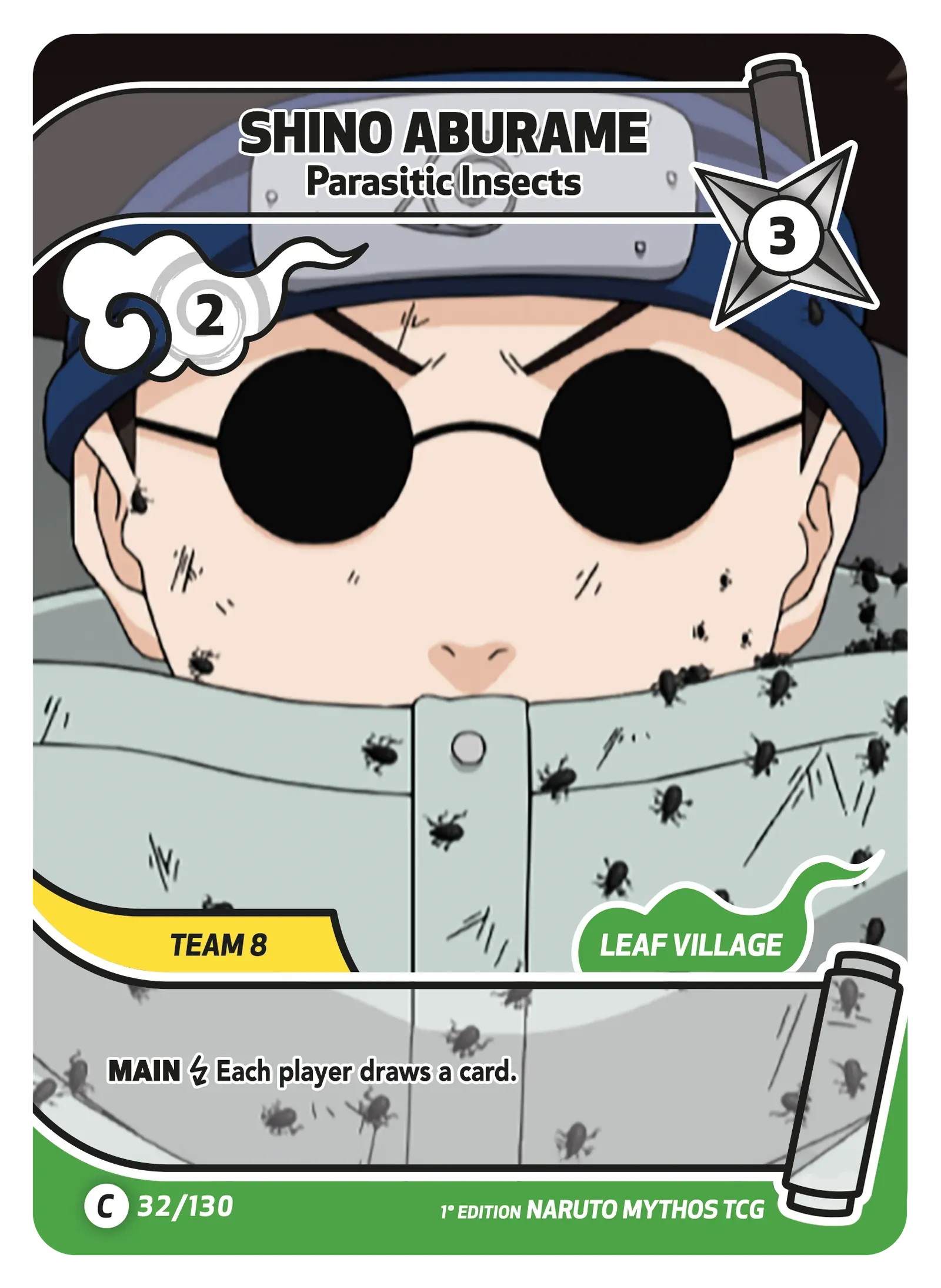 Shino Aburame — Parasitic Insects
