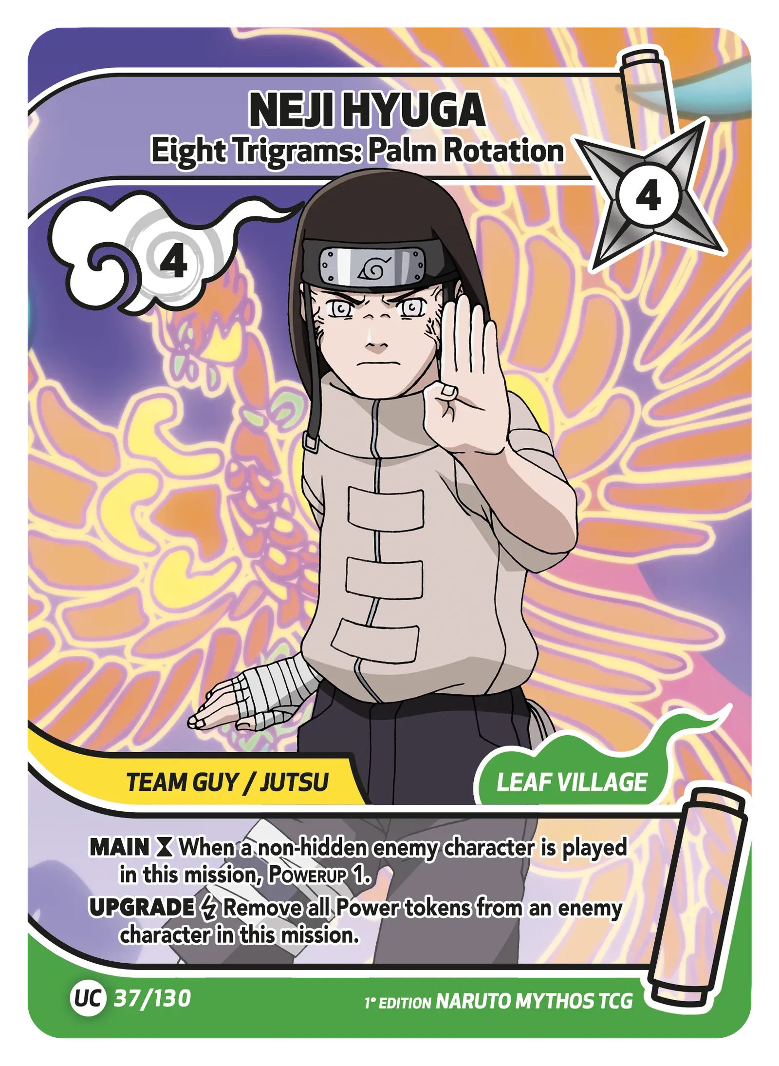 Neji Hyuga — Eight Trigrams: Palm Rotation