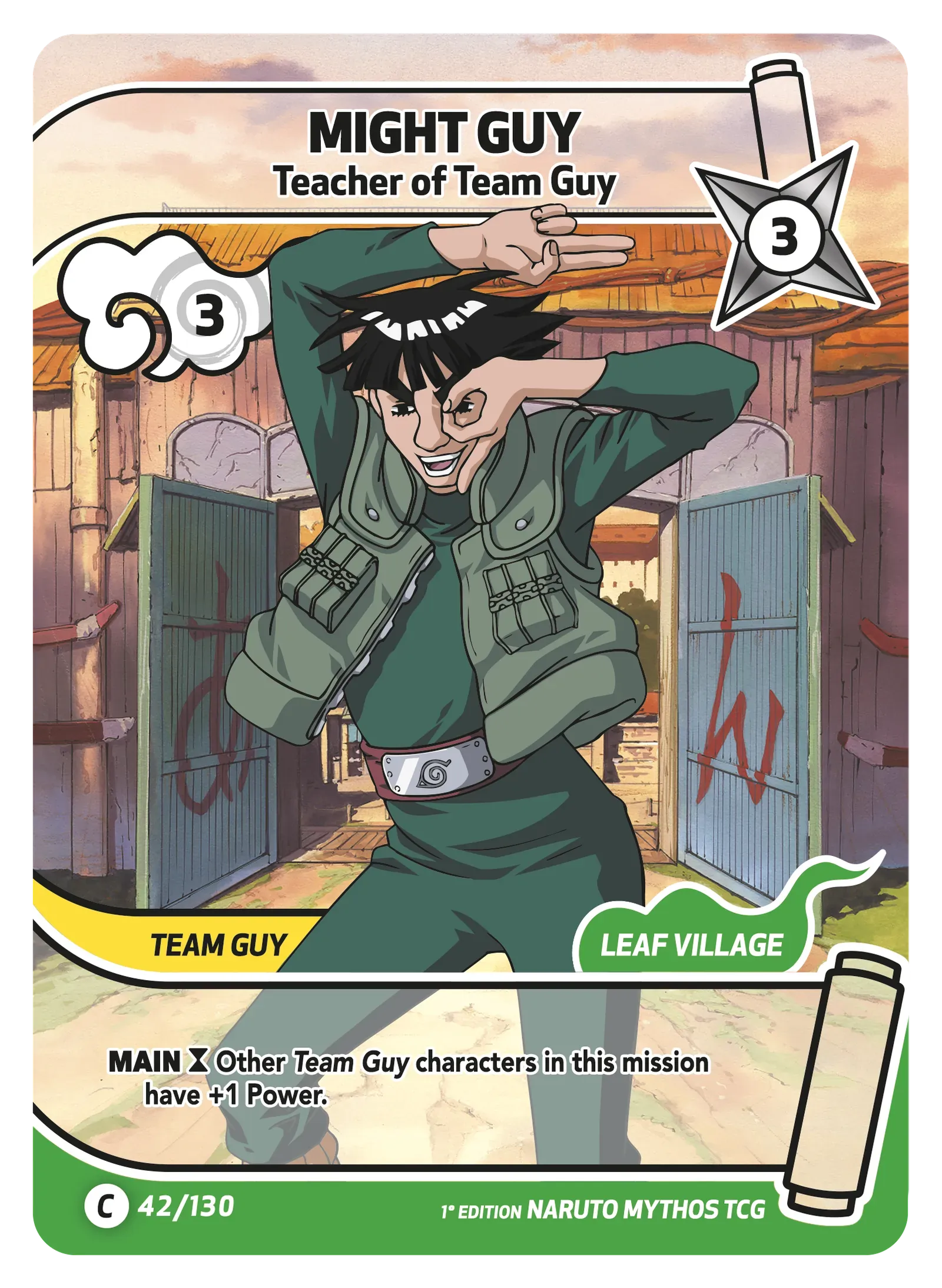 Might Guy — Teacher of Team Guy