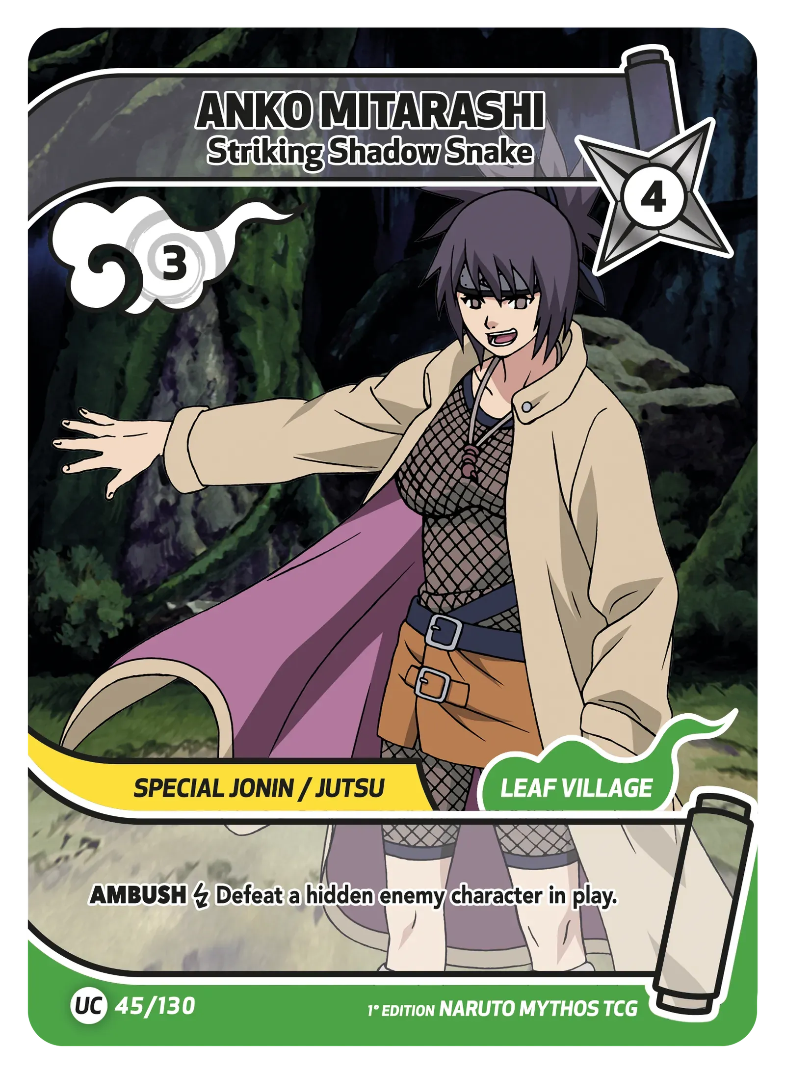 Anko Mitarashi — Striking Shadow Snake