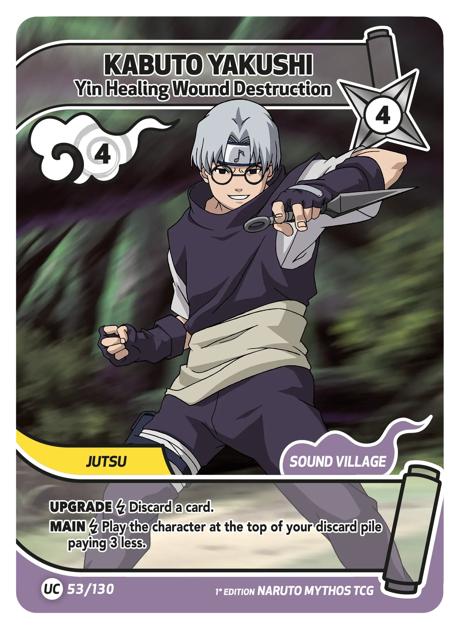 Kabuto Yakushi — Yin Healing Wound Destruction