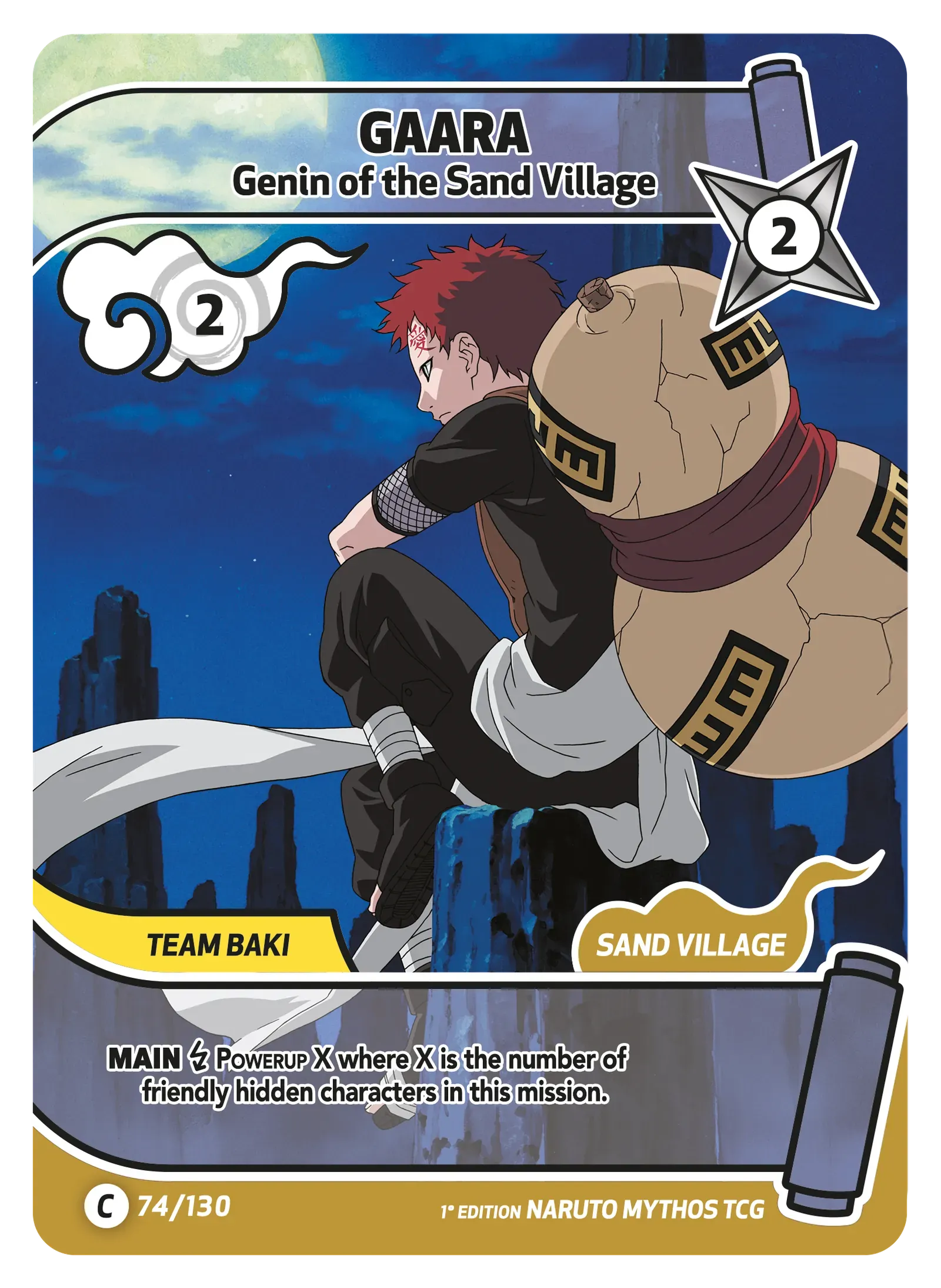 Gaara — Genin of the Sand Village