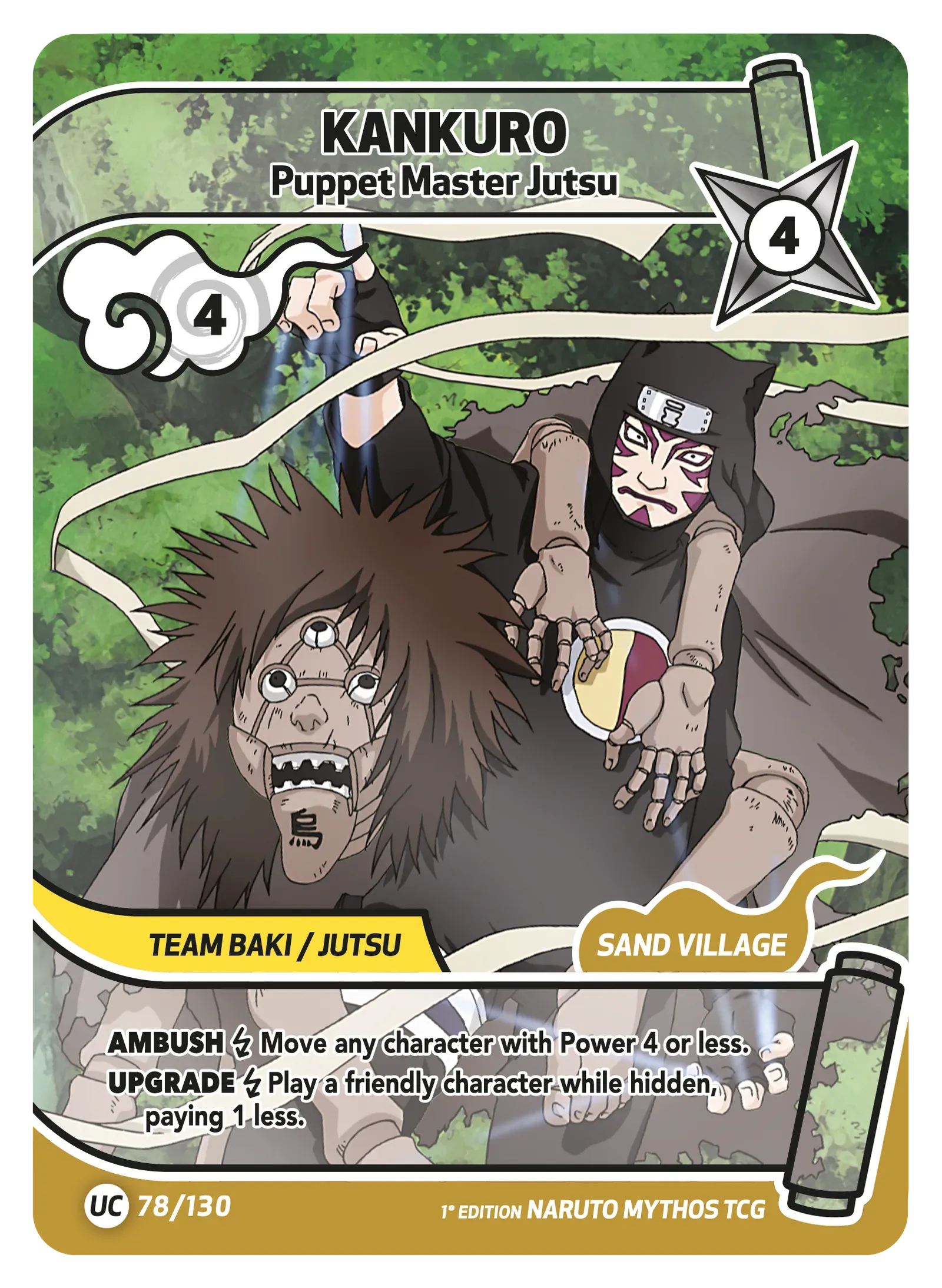 Kankuro — Puppet Master Jutsu