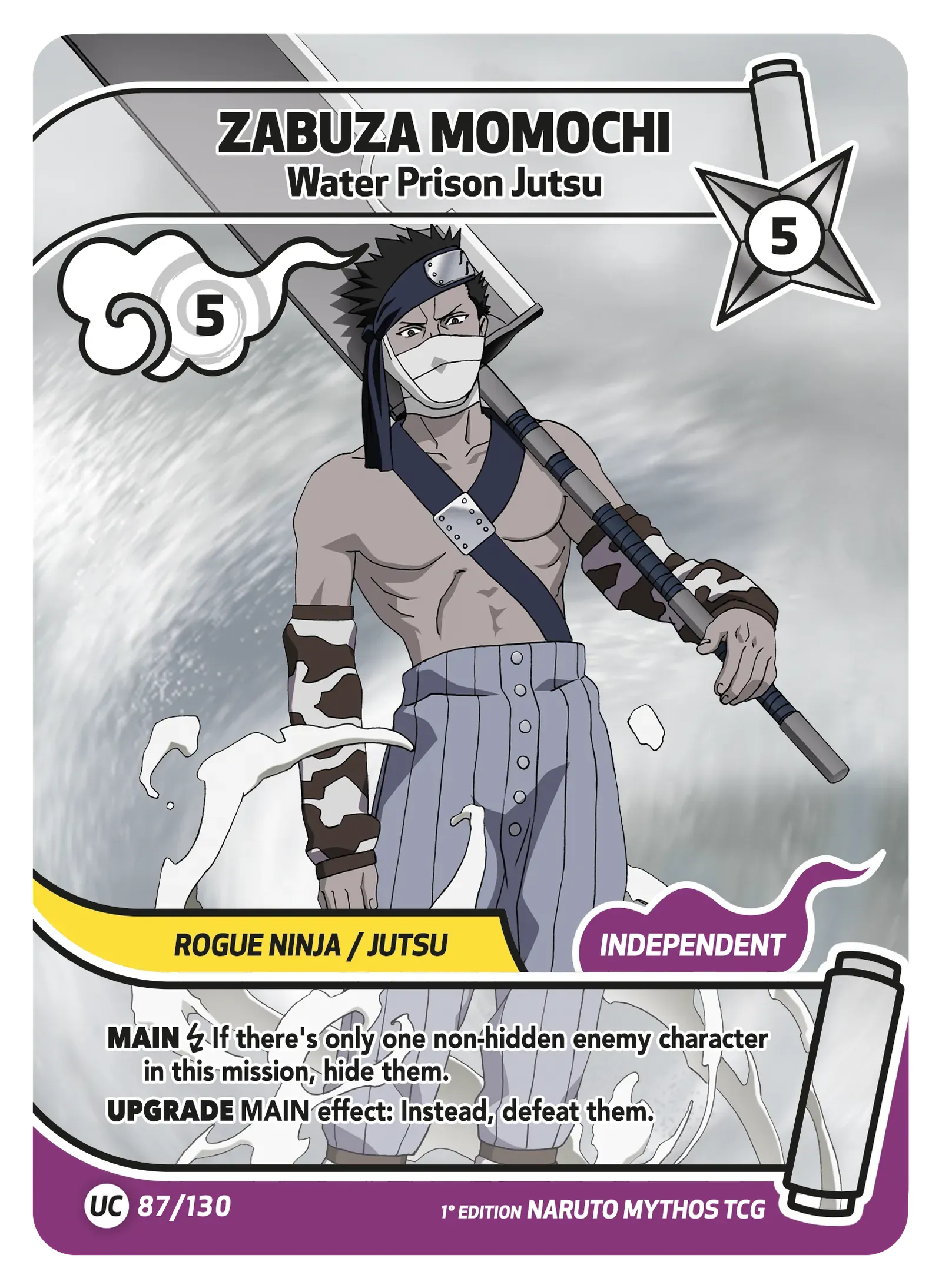 Zabuza Momochi — Water Prison Jutsu
