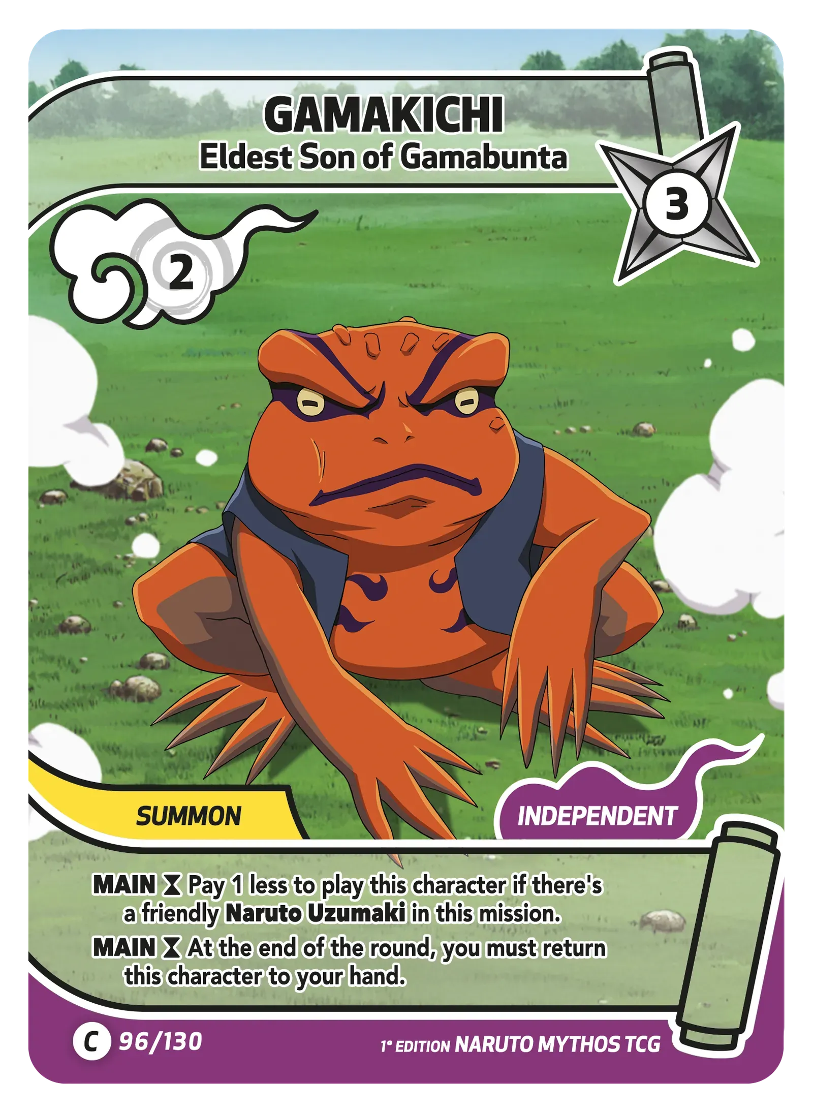 Gamakichi — Eldest Son