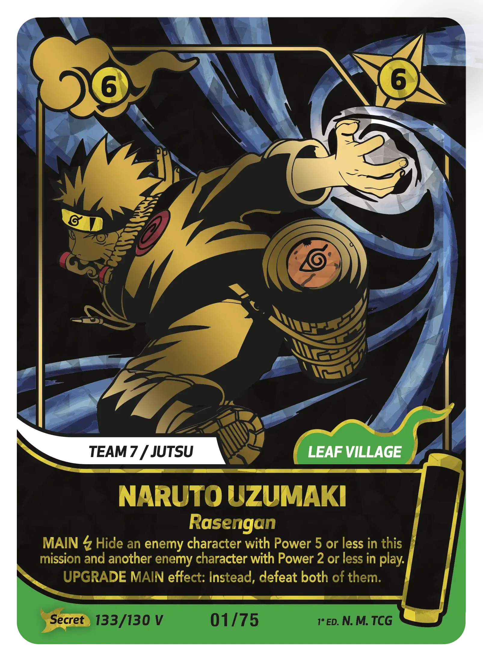 Naruto Uzumaki — Rasengan Naruto Mythos TCG card
